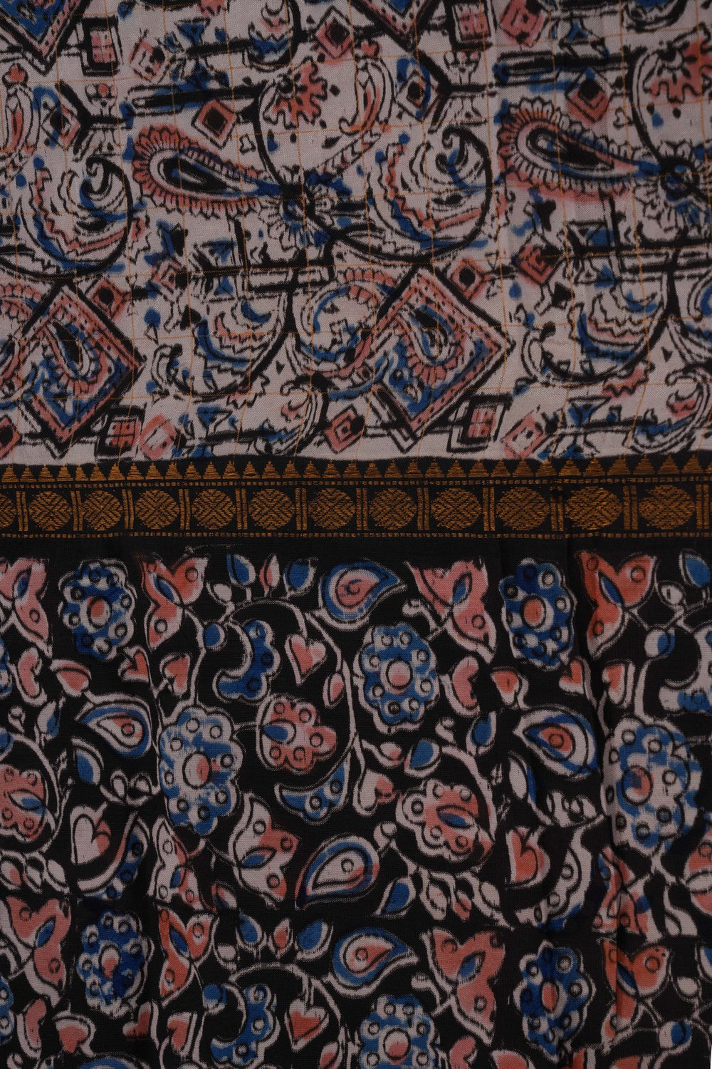 Image of Kalamkari Printed Saree