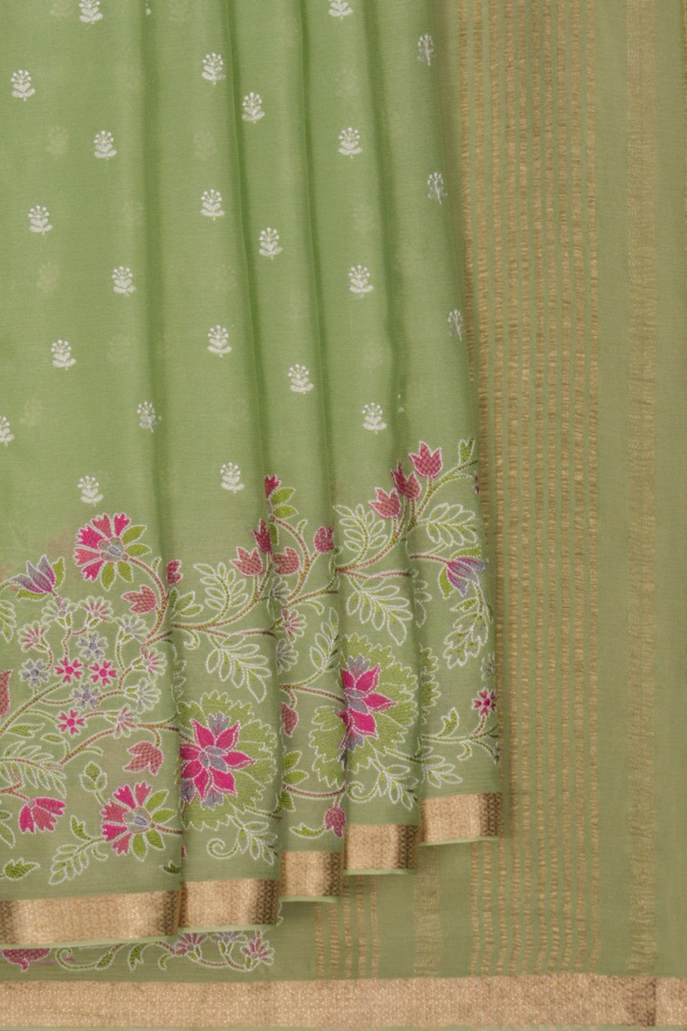 Georgette Embroidery Saree