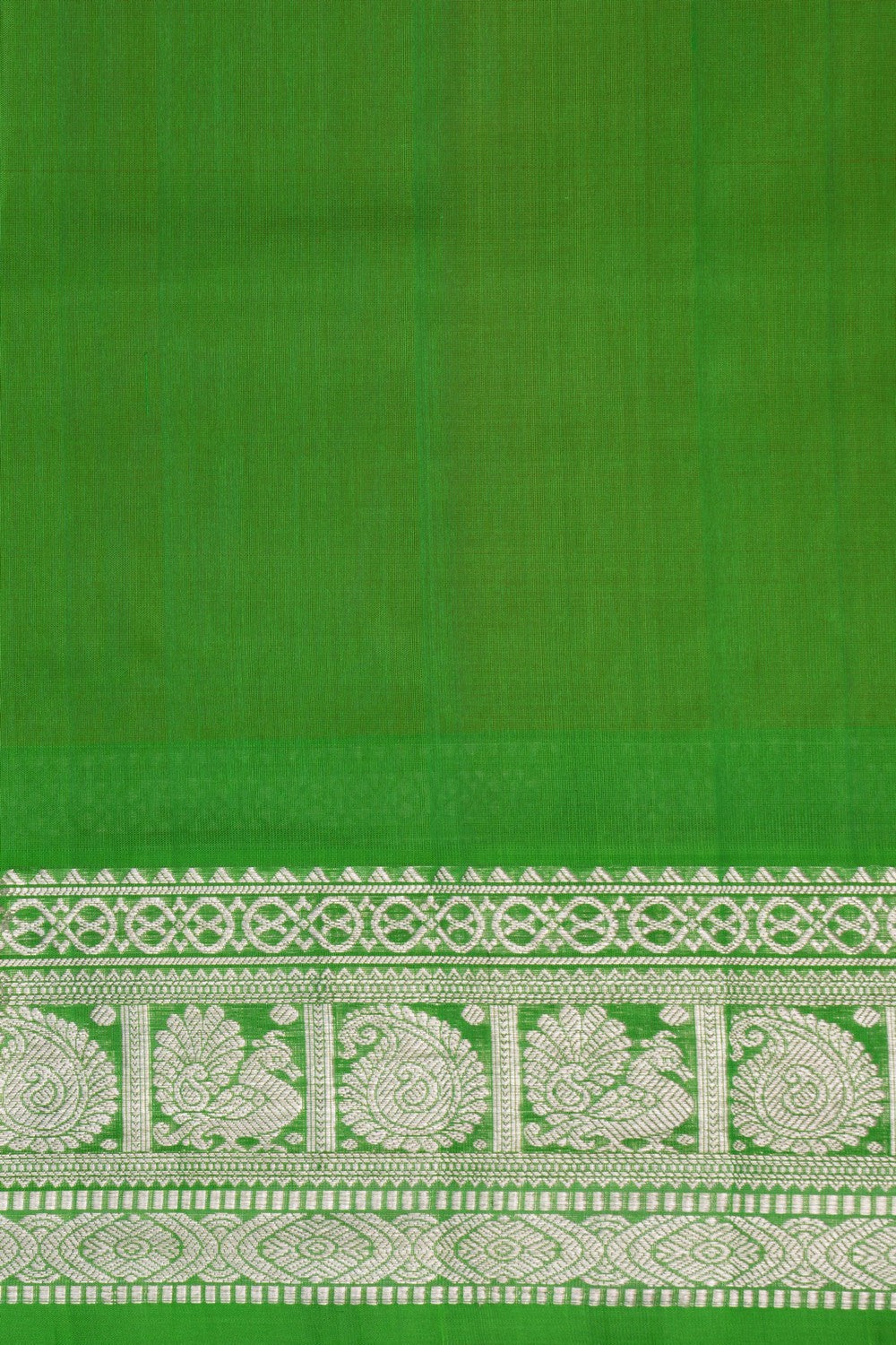 Image of Venkatagiri Silk Orange Saree