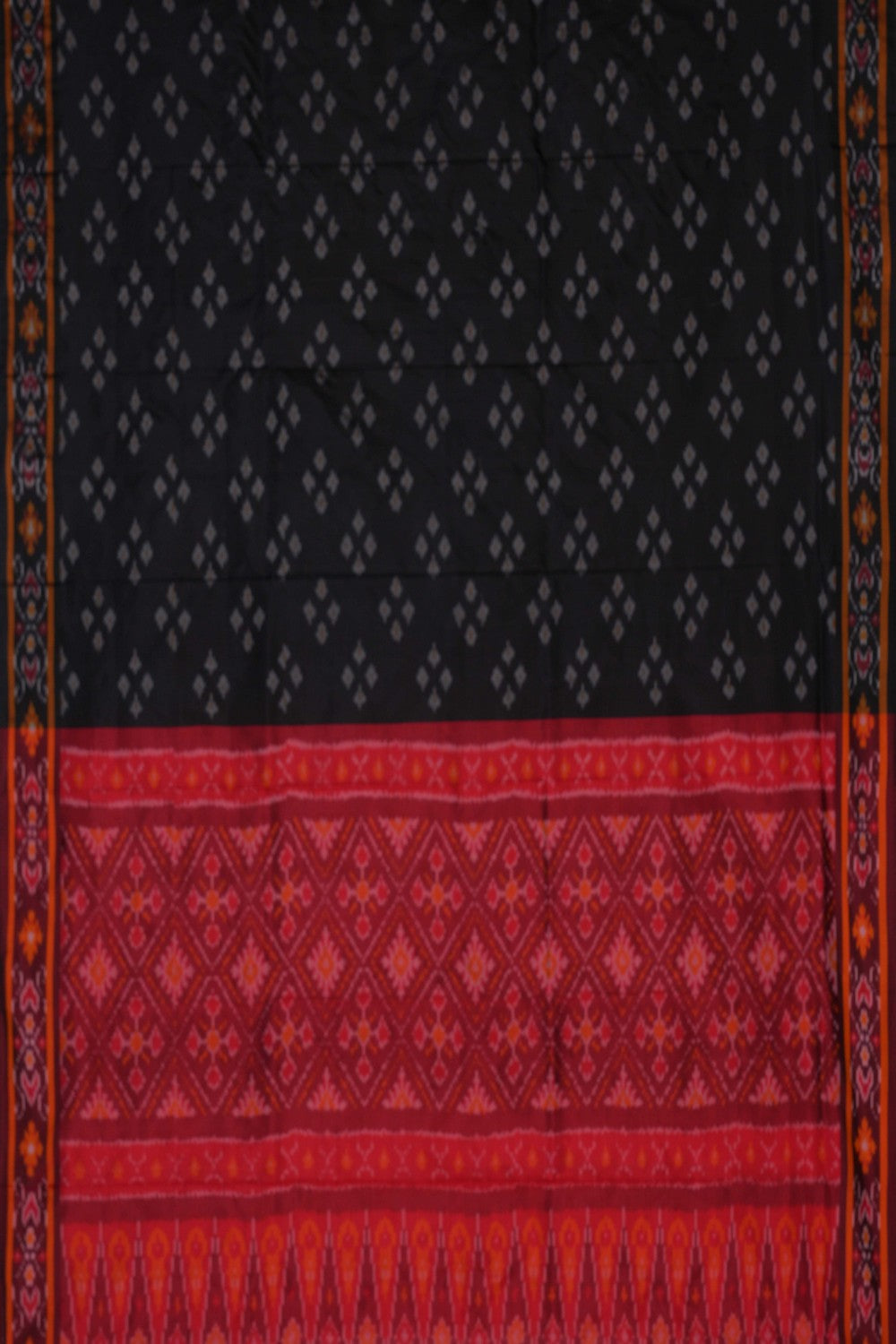 Image of Pochampally Silk Unstitched Suit Set Fabric (3 Pcs Set)