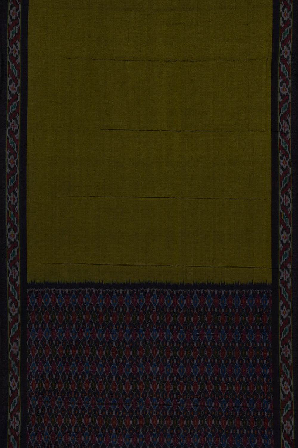 Image of Pochampally Silk Unstitched Suit Set Fabric (3 Pcs Set)