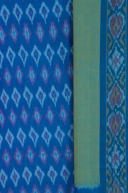 Image of Pochampally Silk Unstitched Suit Set Fabric (3 Pcs Set)