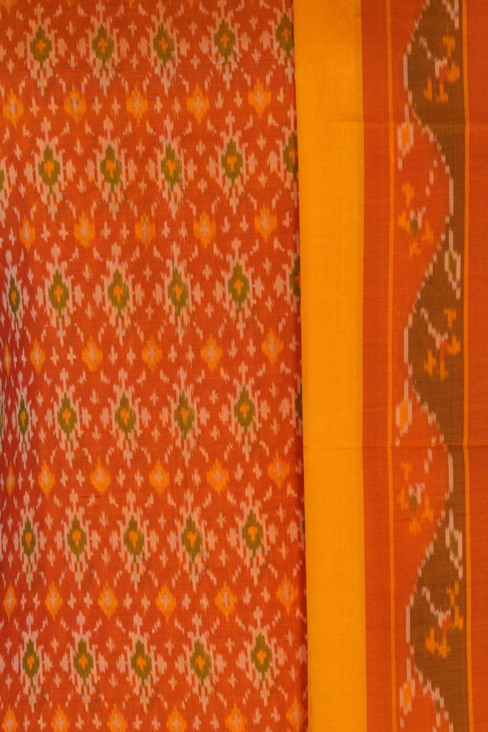 Pochampally Silk Unstitched Suit Set Fabric (3 Pcs Set)