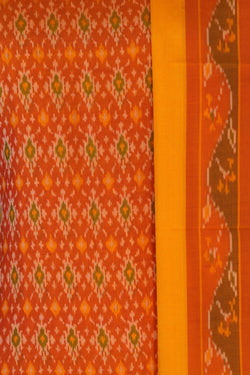 Image of Pochampally Silk Unstitched Suit Set Fabric (3 Pcs Set)