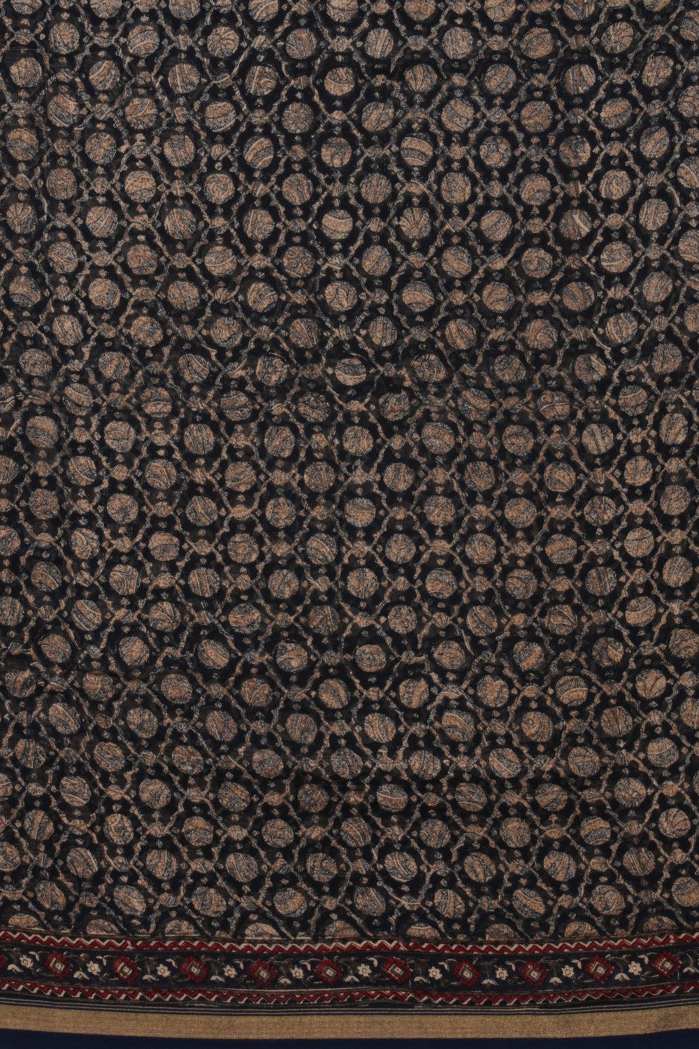Unstitched Suit Set Navy Blue Fabric (3 Pcs Set)