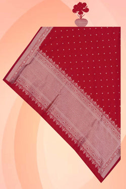 Image of Banarasi Silk Pink Dupatta