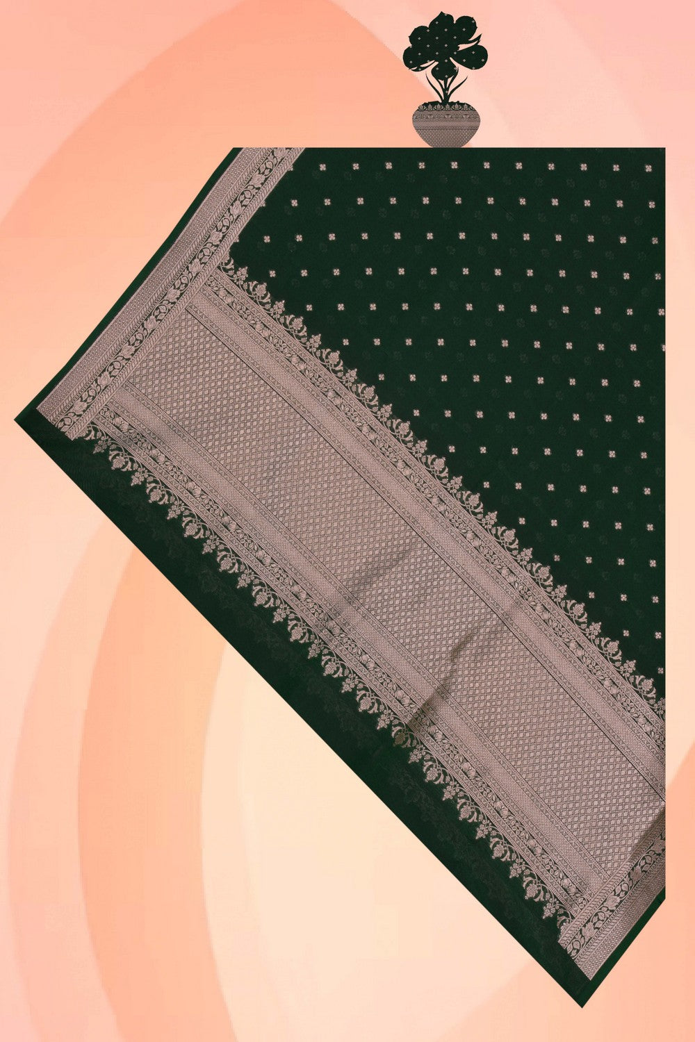 Banarasi Silk Green Dupatta