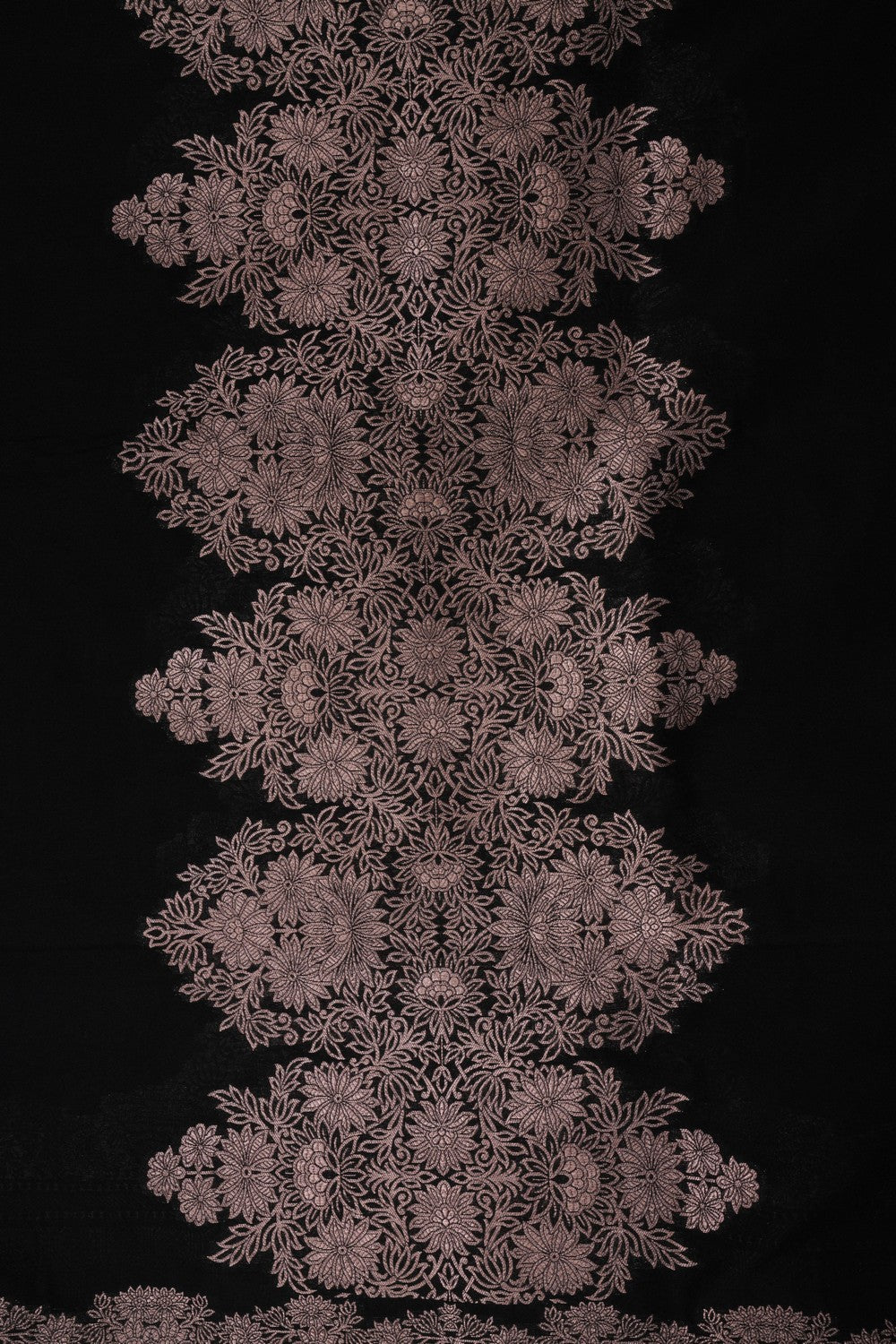 Image of Banarasi Silk Black Dupatta