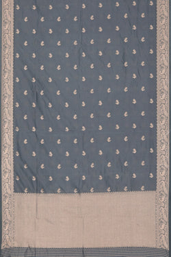 Image of Banarasi Silk Grey Dupatta