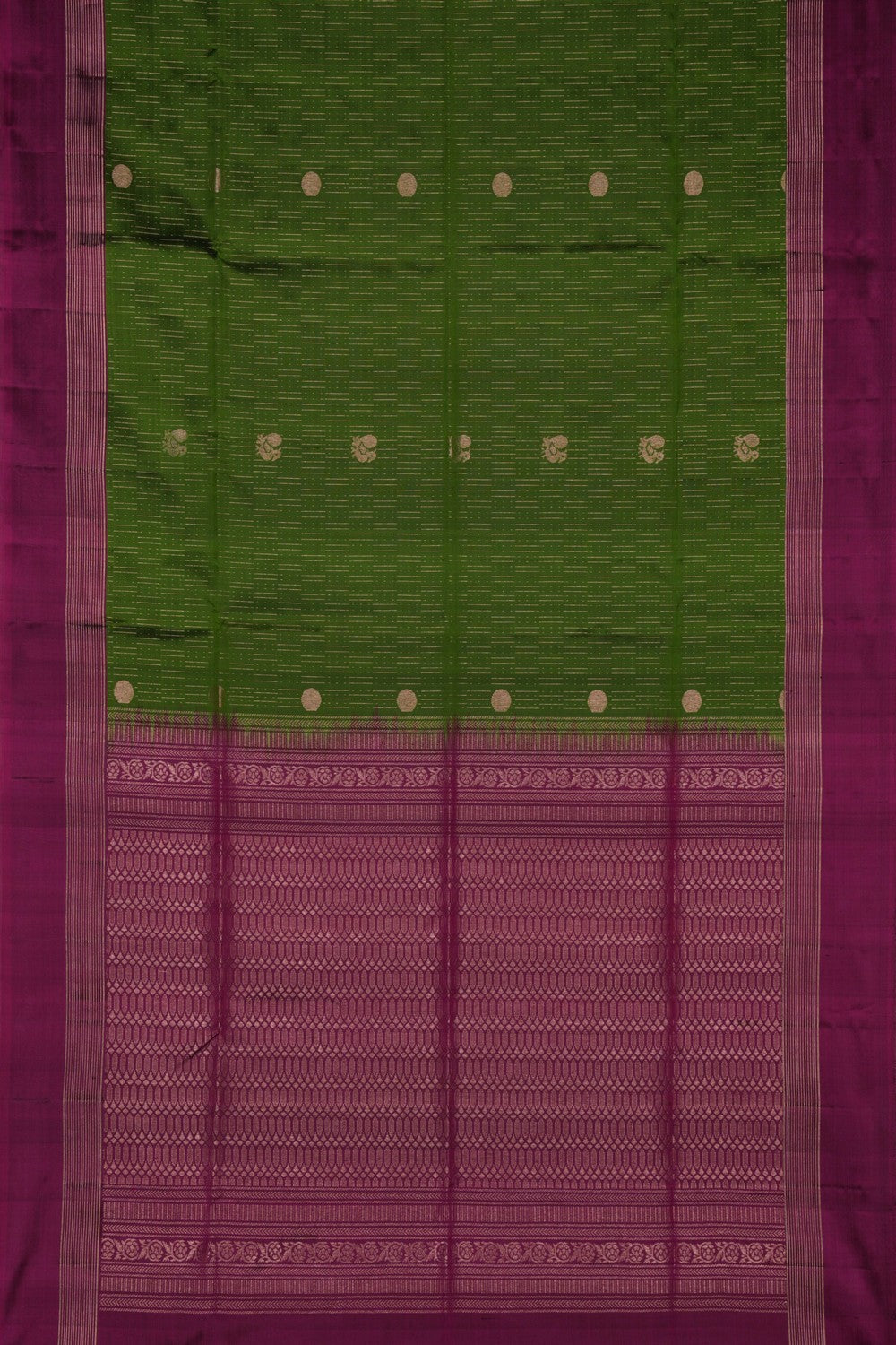 South Silk Green Saree