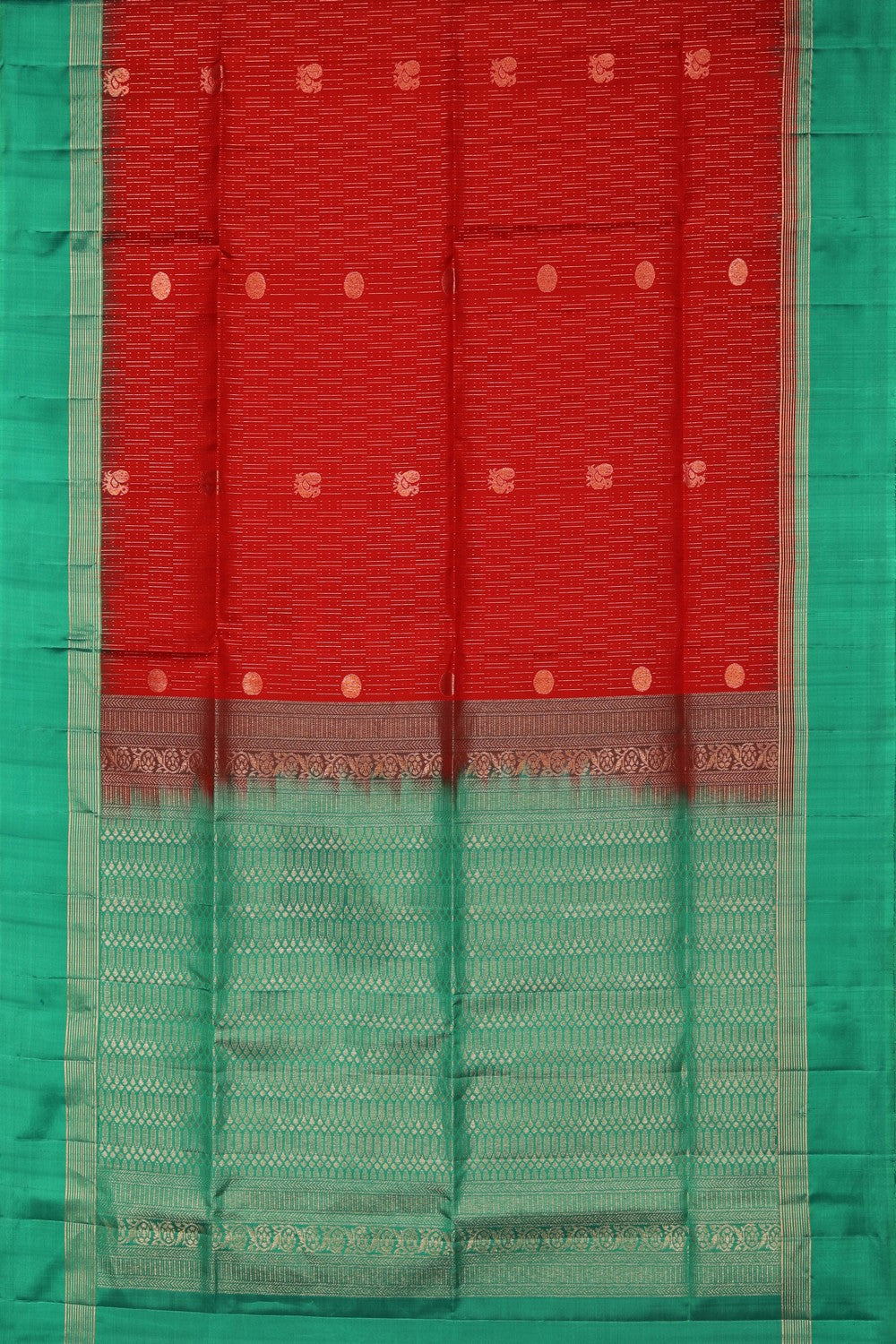 Image of South Silk Red Saree