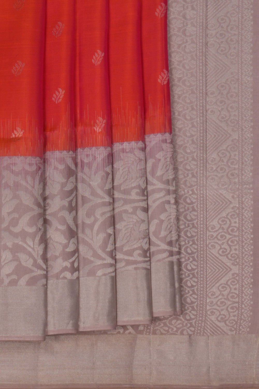 South Silk Fuchsia Pink Saree
