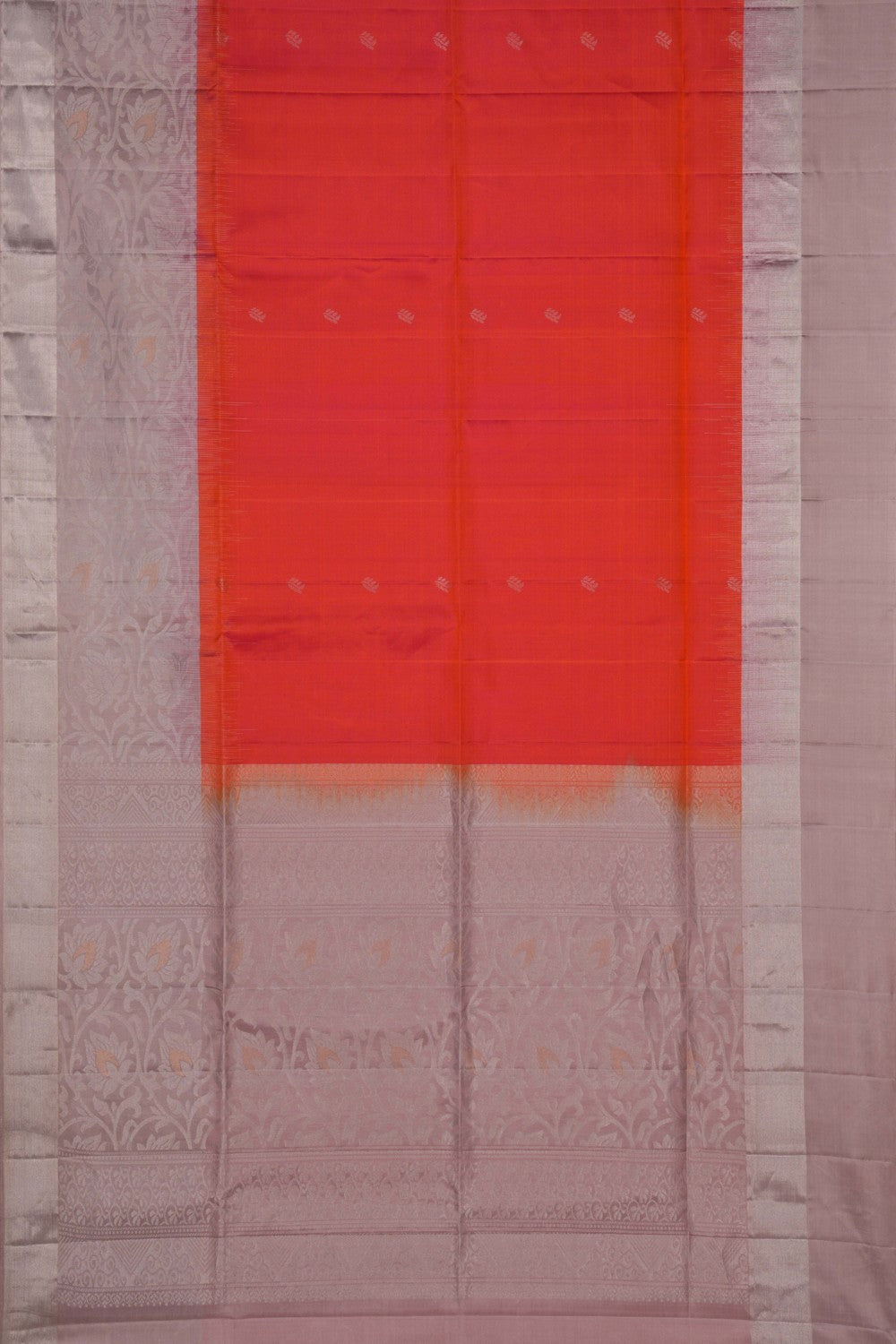 Image of South Silk Fuchsia Pink Saree