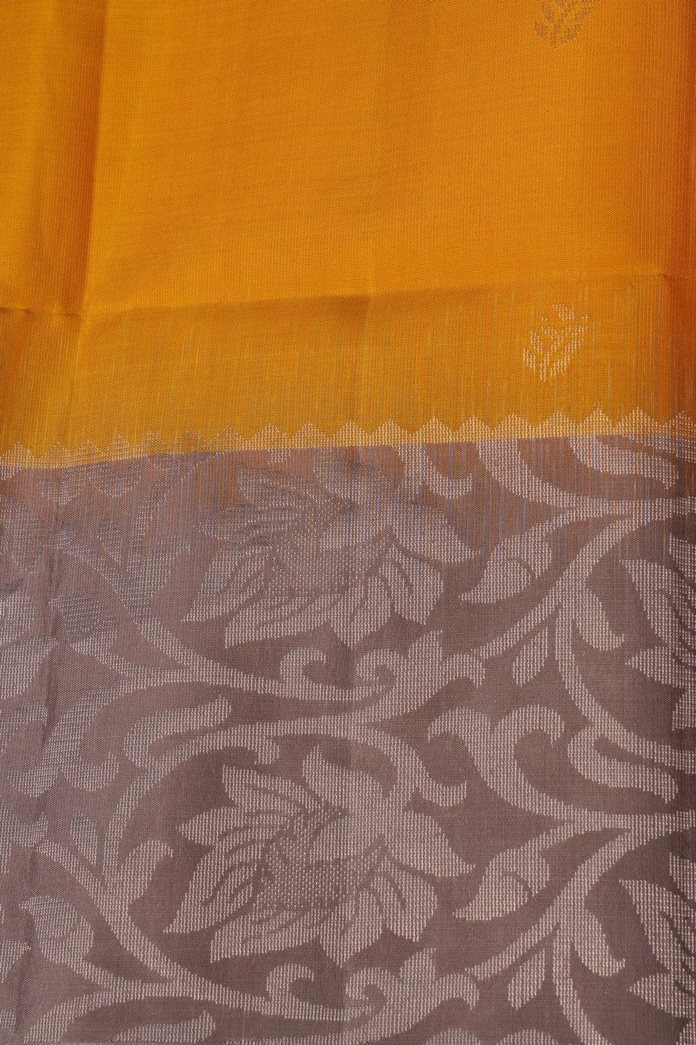 Image of South Silk Yellow Saree