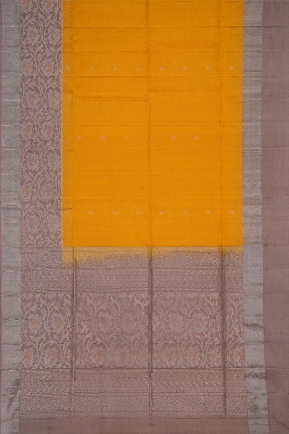Image of South Silk Yellow Saree