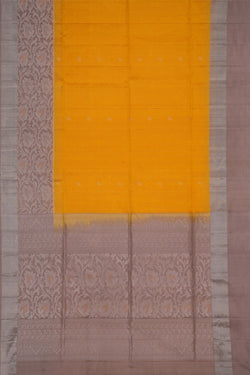 Image of South Silk Yellow Saree
