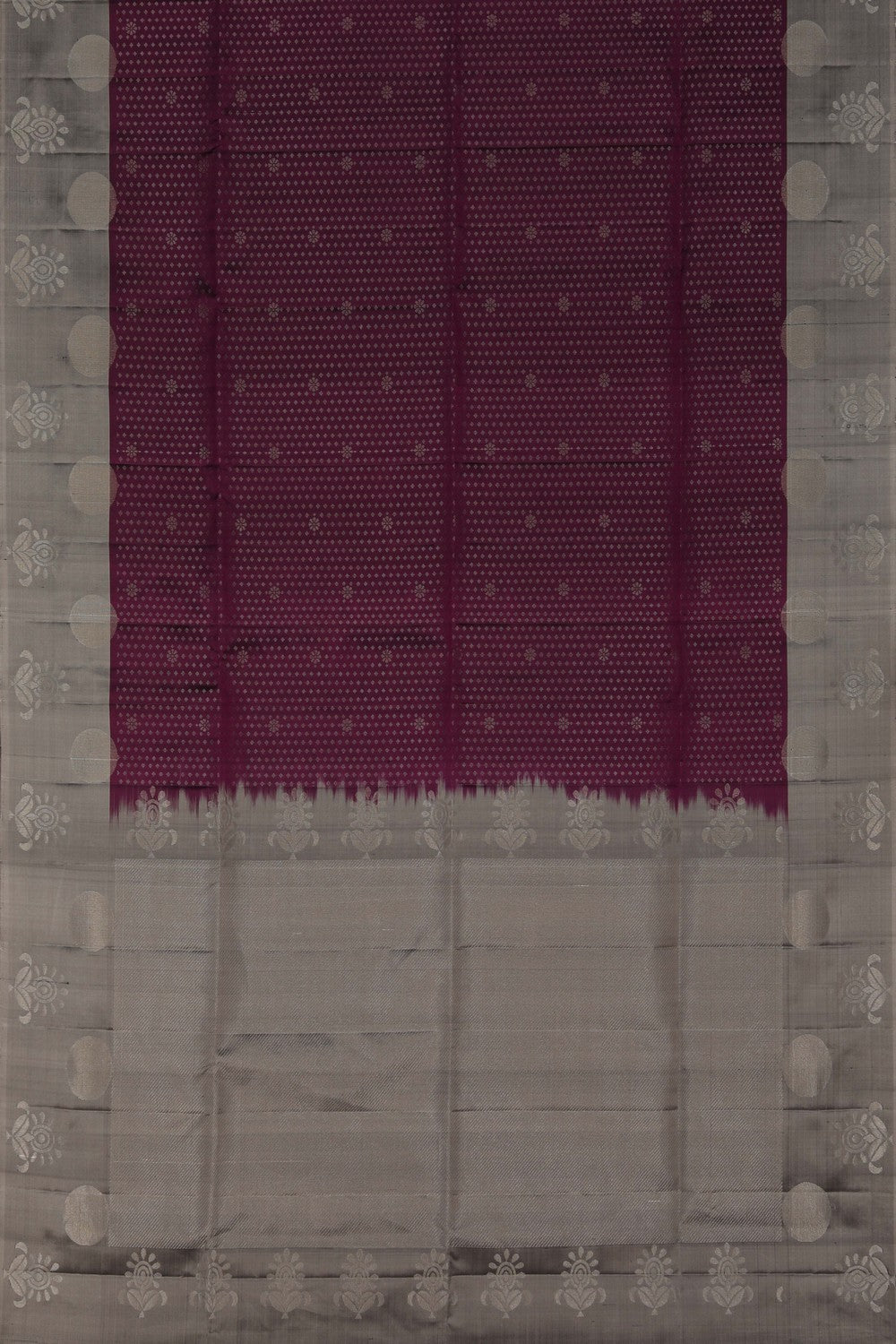 South Silk Purple Saree