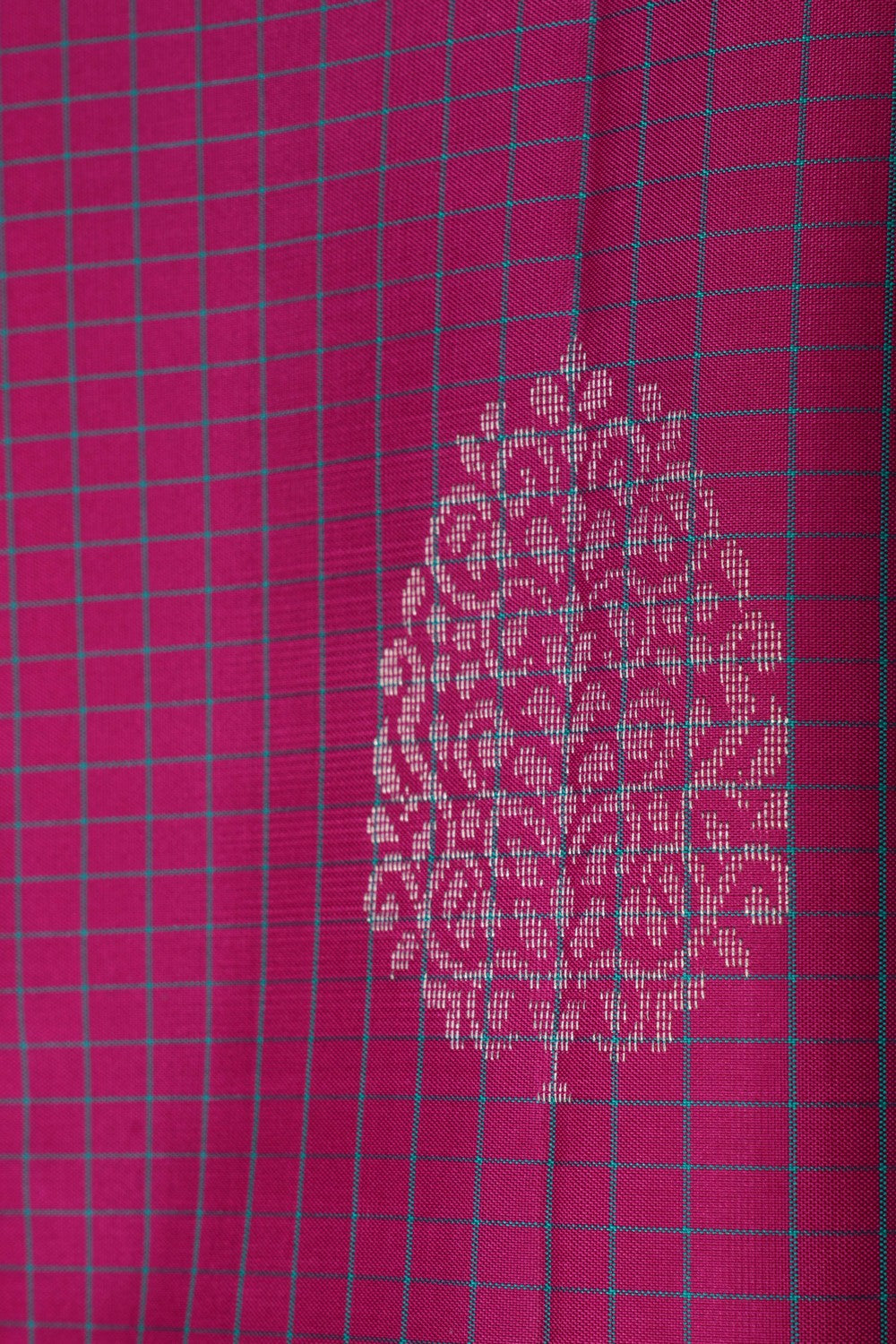 South Silk Kattam Pink Saree