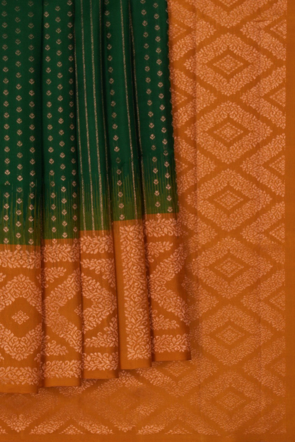 South Silk Green Saree