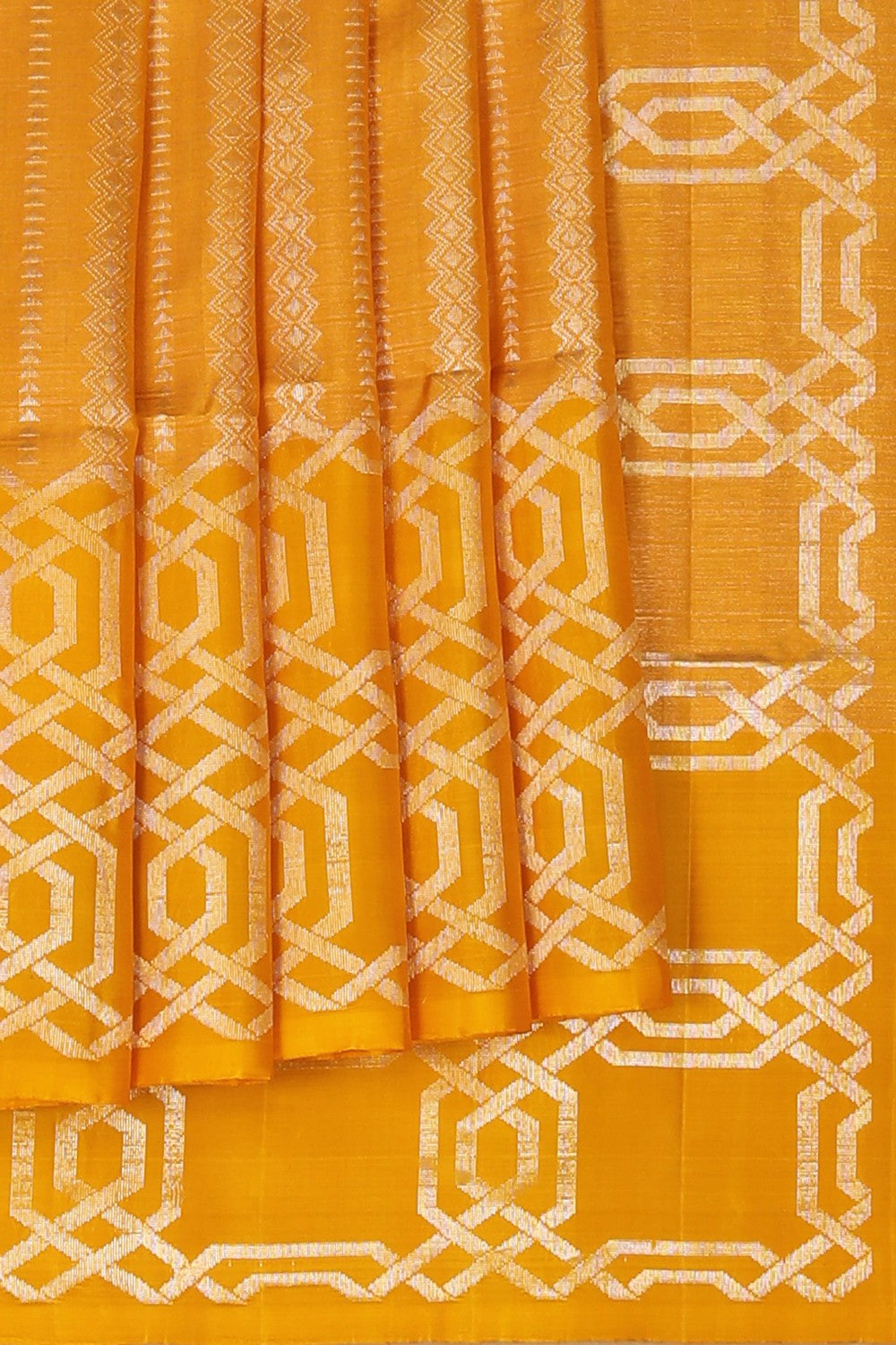 South Silk Yellow Saree