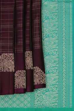 Image of South Silk Purple Saree