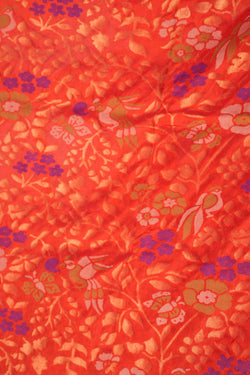 Image of Uppada Jamdani Red Saree