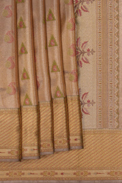 Image of Kanchipuram Tissue Brocade Saree