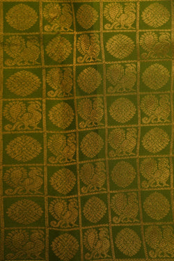 Image of Kanchipattu Brocade Green Saree