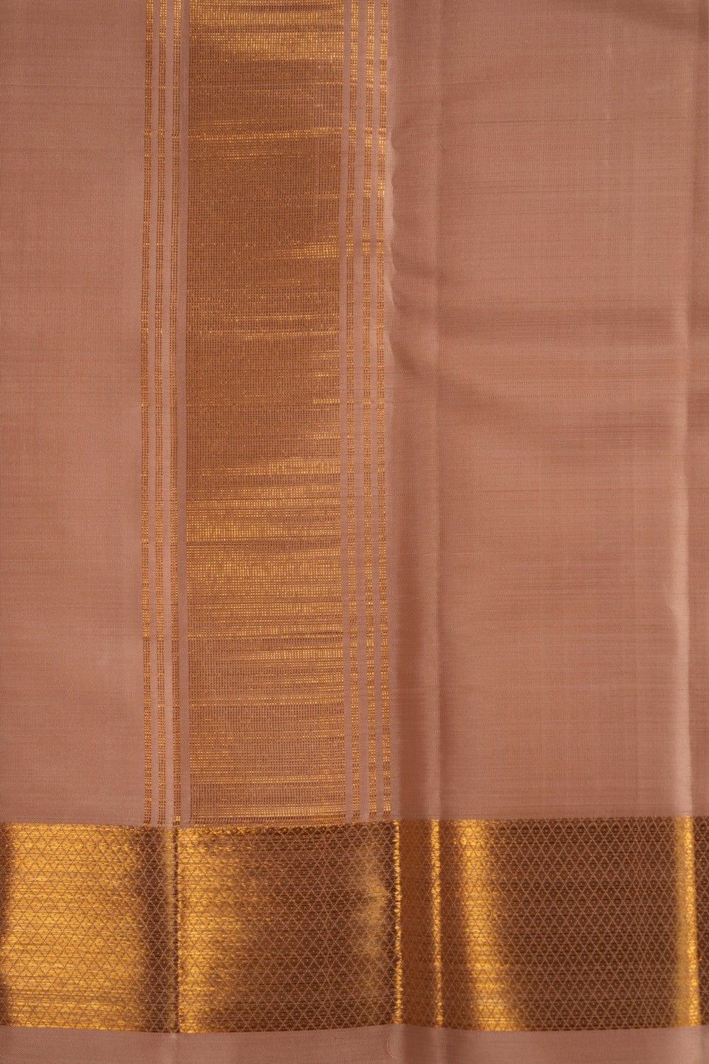 Kanchi Silk Beige Dhoti With Kanduva (8 X 4)