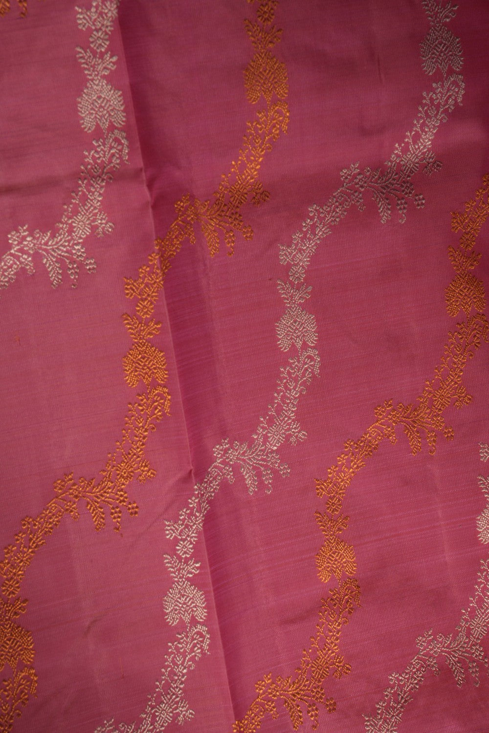 Image of Kanchipattu Brocade Pink Saree