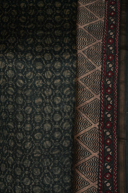 Image of Unstitched Suit Set Chanderi Fabric (3 Pcs Set)