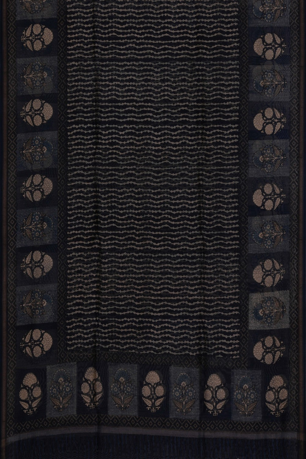 Unstitched Suit Set Chanderi Fabric (3 Pcs Set)