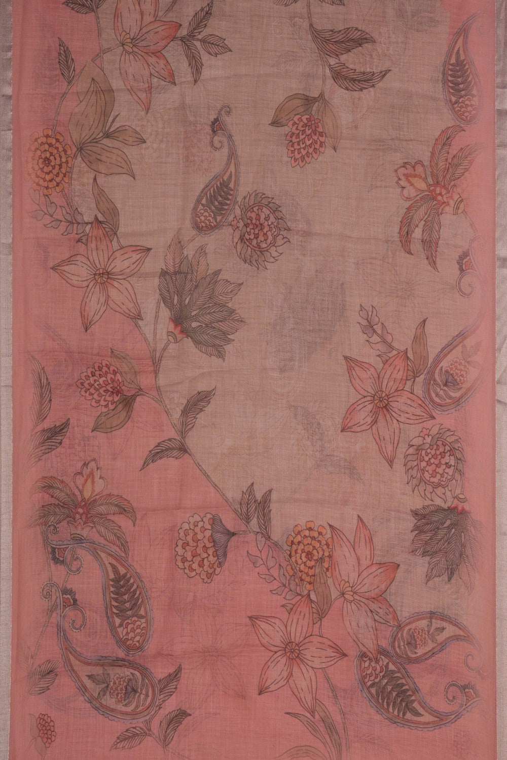 Image of Unstitched Suit Set Linen Fabric (3 Pcs Set)