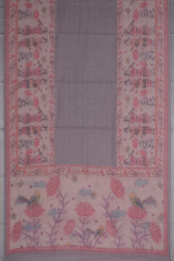 Image of Unstitched Suit Set Linen Fabric (3 Pcs Set)