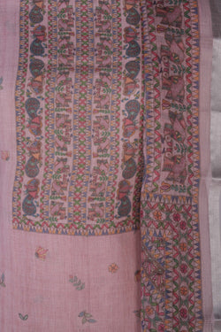 Image of Unstitched Suit Set Linen Fabric (3 Pcs Set)