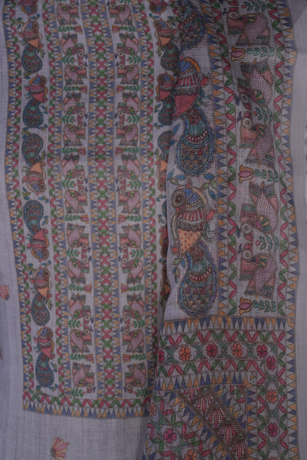 Image of Unstitched Suit Set Linen Fabric (3 Pcs Set)