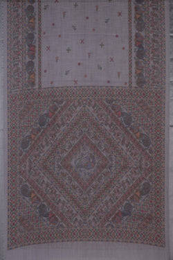 Image of Unstitched Suit Set Linen Fabric (3 Pcs Set)