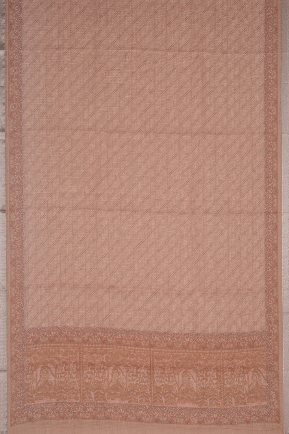 Image of Unstitched Suit Set Linen Fabric (3 Pcs Set)