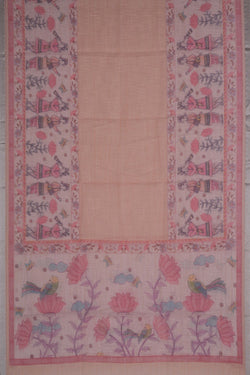 Image of Unstitched Suit Set Linen Fabric (3 Pcs Set)
