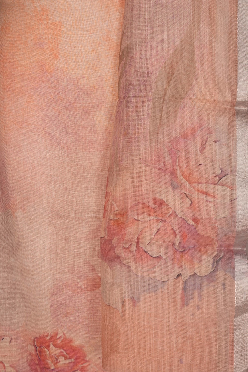 Image of Unstitched Suit Set Linen Fabric (3 Pcs Set)