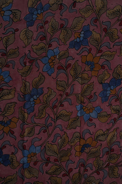 Image of Kalamkari Pink Saree