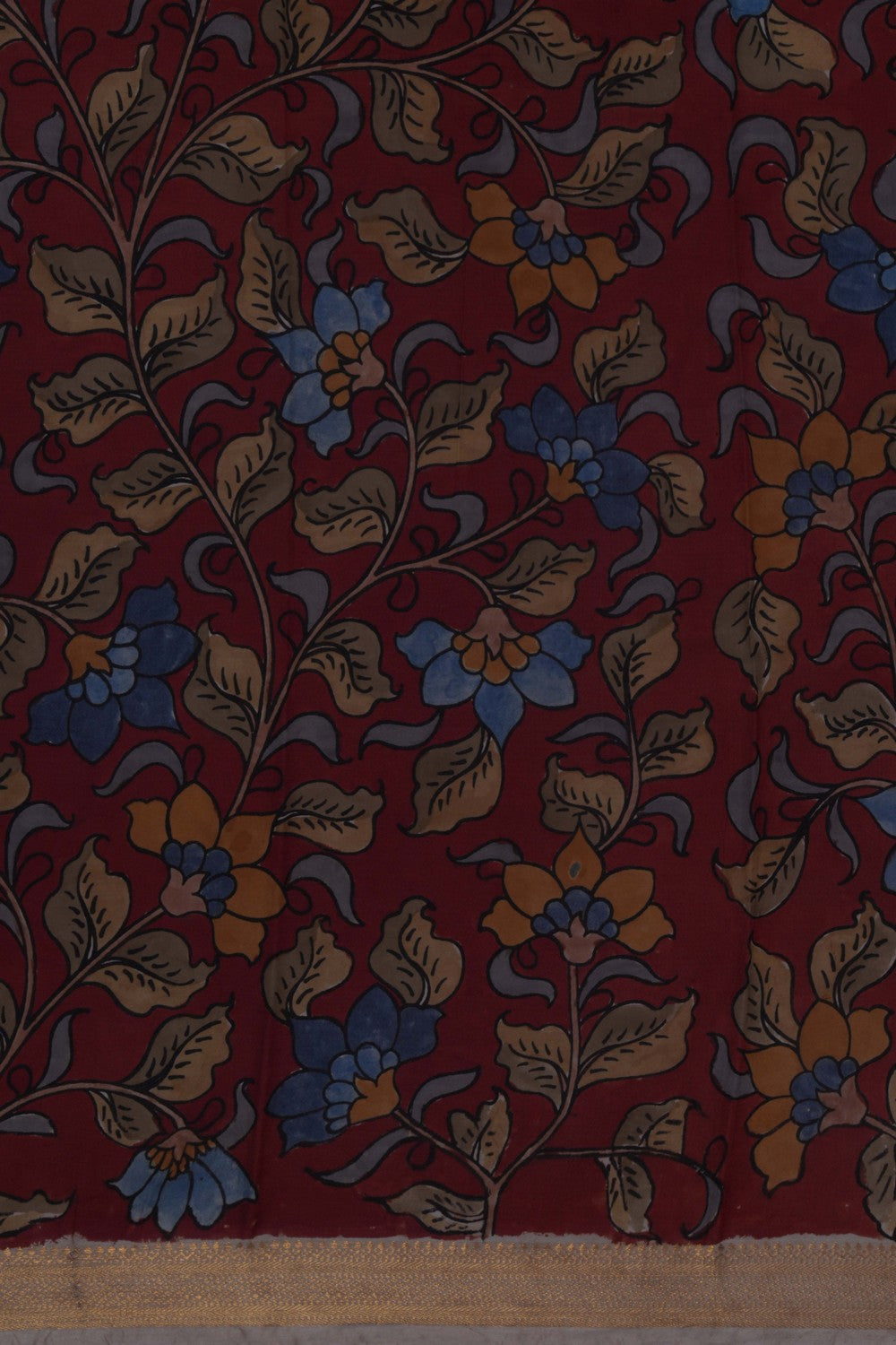 Kalamkari Pink Saree