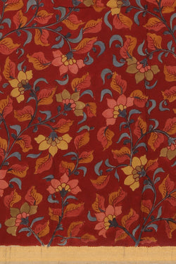 Image of Kalamkari cream Saree