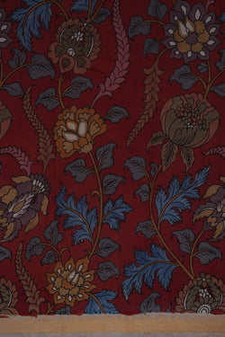 Image of Kalamkari Cream Saree