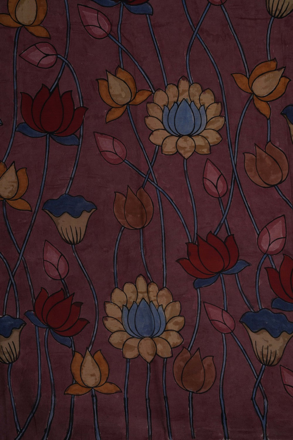 Image of Kalamkari Multi Colour Saree