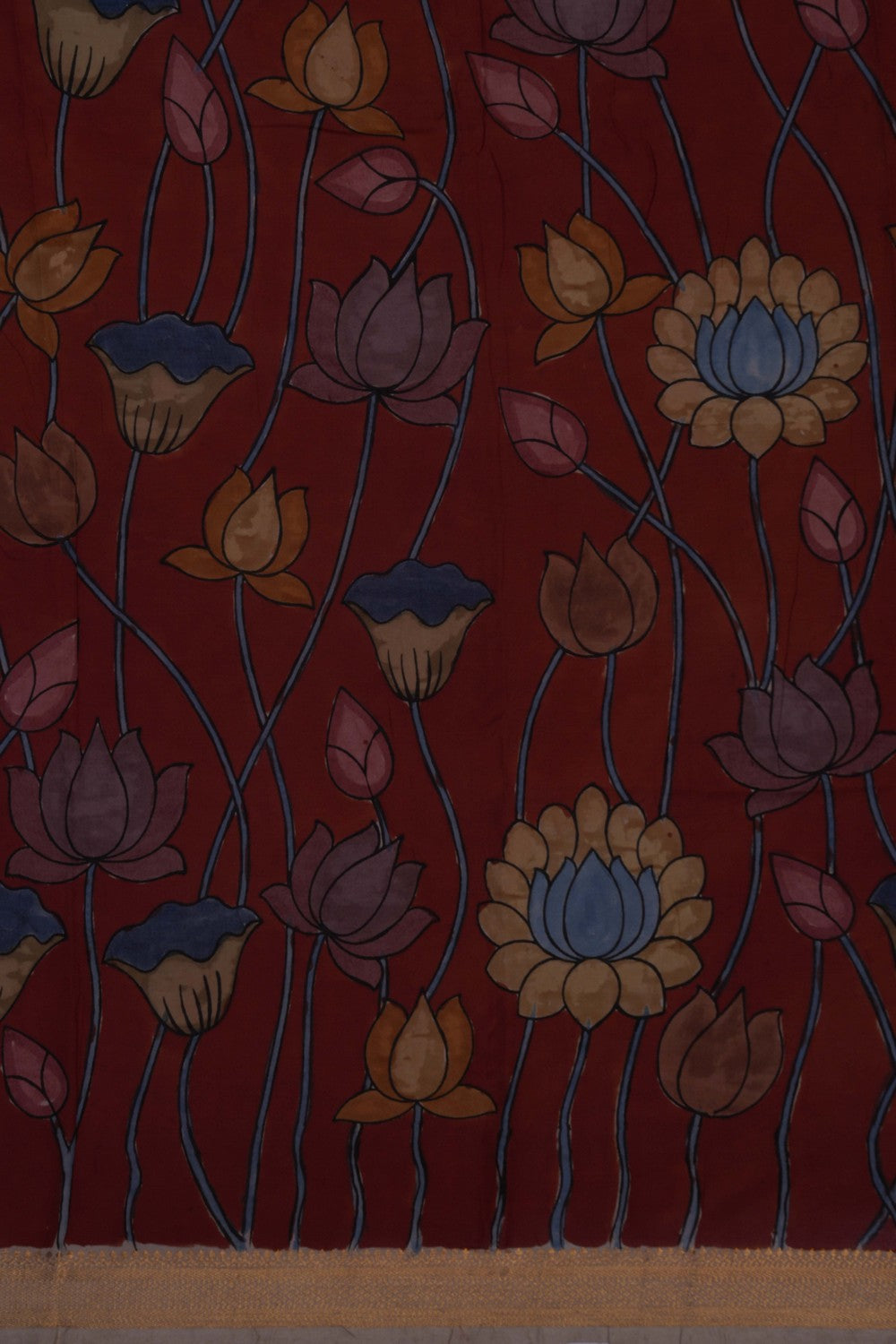 Image of Kalamkari Multi Colour Saree