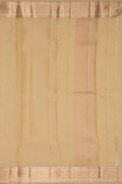 Image of Kanchi Silk Cream Dhoti With Kanduva (8 X 4)
