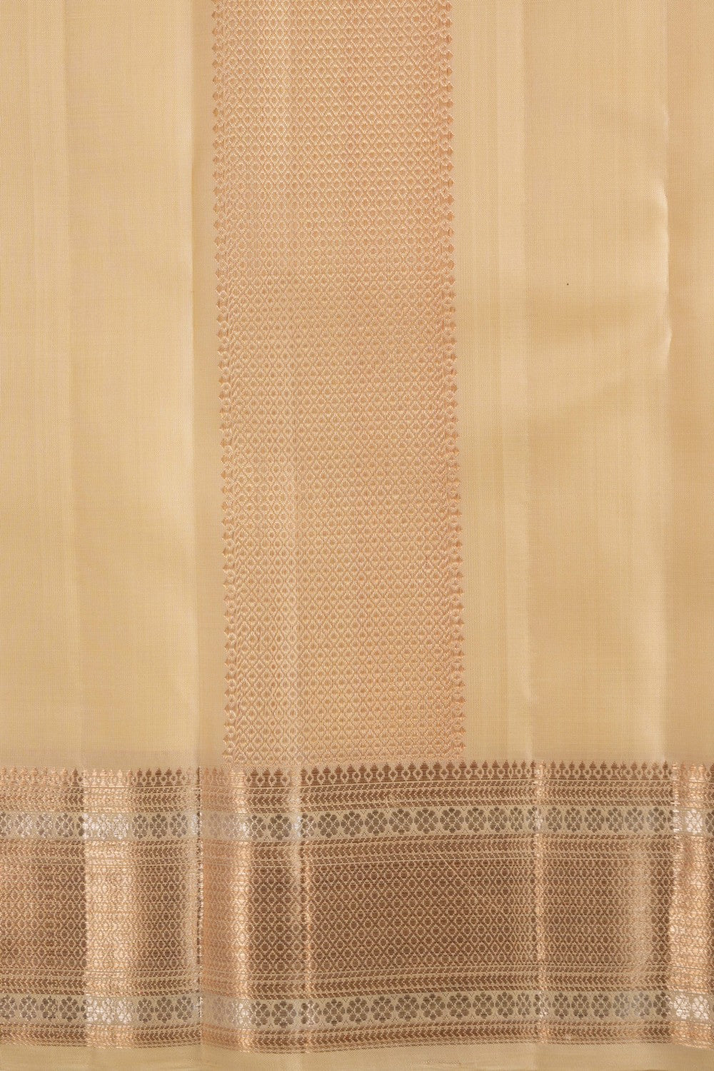 Kanchi Silk Cream Dhoti With Kanduva (8 X 4)
