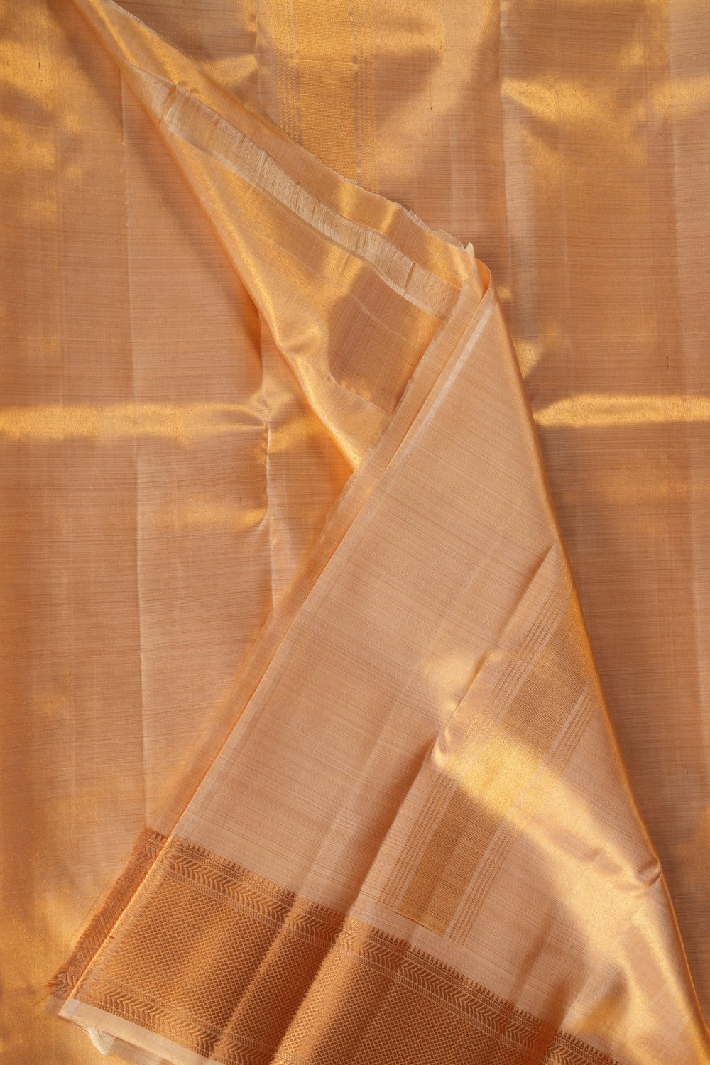 Kanchi Silk Beige Dhoti With Kanduva (8 X 4)