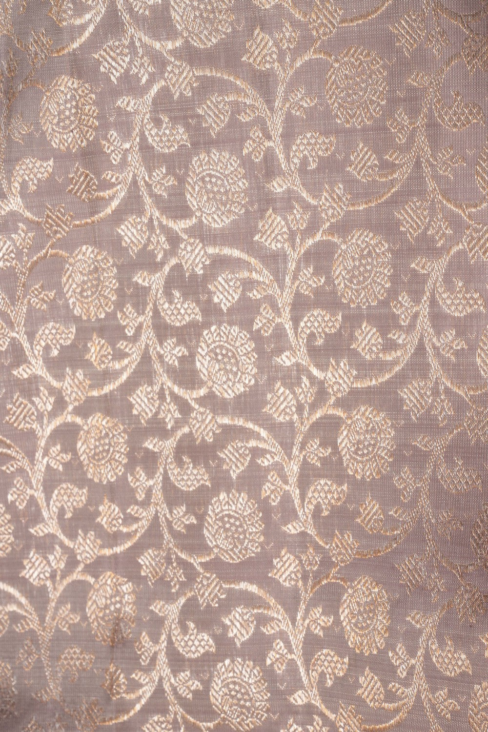 Image of Kanchipattu Brocade Grey Saree